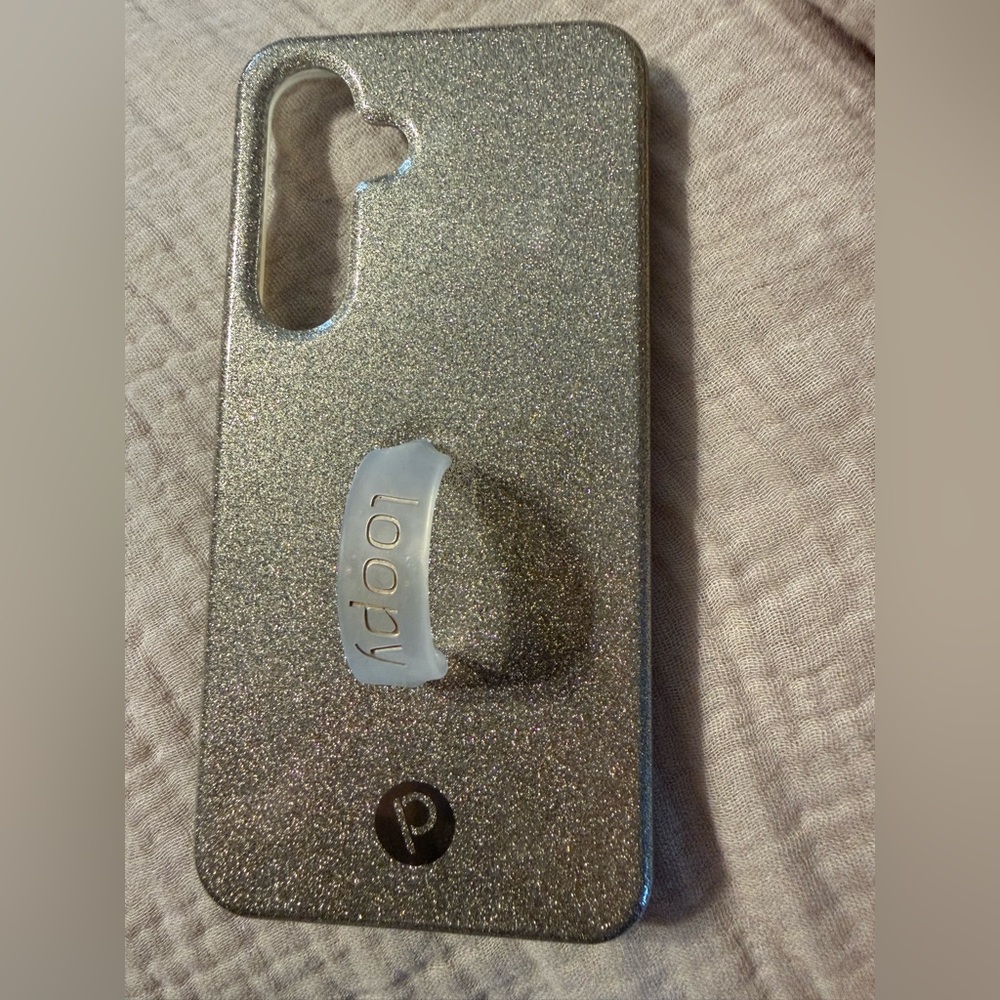 Loopy Case Sparkling Silver Phone Cover
